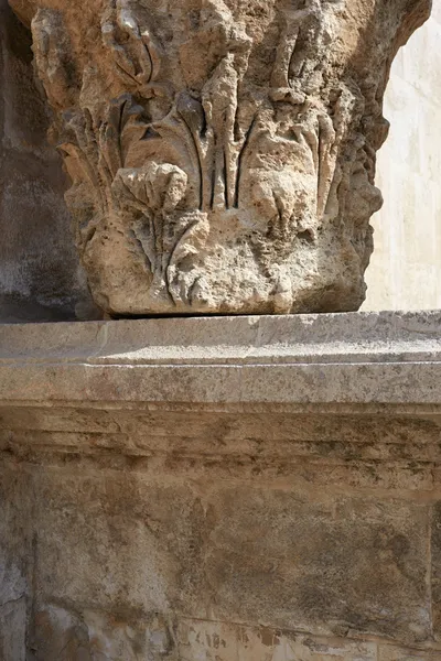 Capital en Ammán teatro romano, Jordania — Foto de Stock