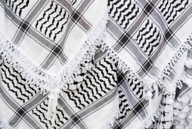 Arapça eşarp, keffiyeh doku arka plan
