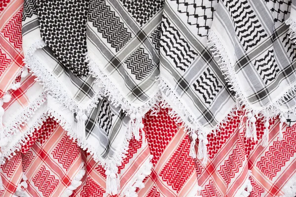 Bufanda árabe, keffiyeh textura fondo — Foto de Stock