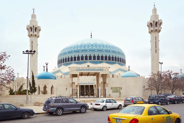 Moschea Re Abdullah I ad Amman, Giordania — Foto Stock