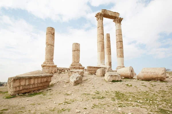 Temple des ruines d'Hercule à Amman, Jordanie — Photo