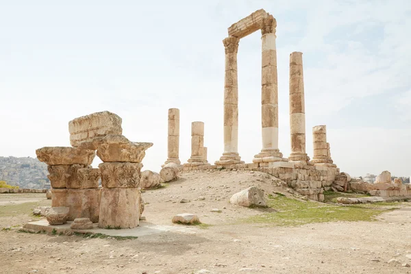 Herkulestempel in Amman, Jordanien — Stockfoto