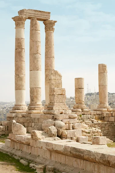 Herkulestempel in Amman, Jordanien — Stockfoto