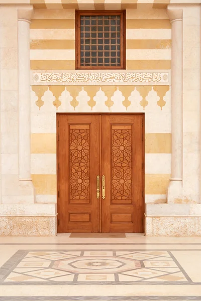 Porte de mosquée en Amman, Jordanie — Photo