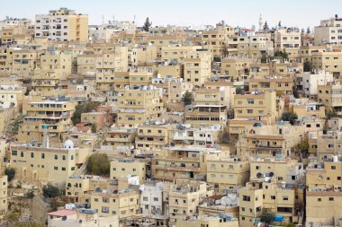Ortadoğu binalar ve evler Amman