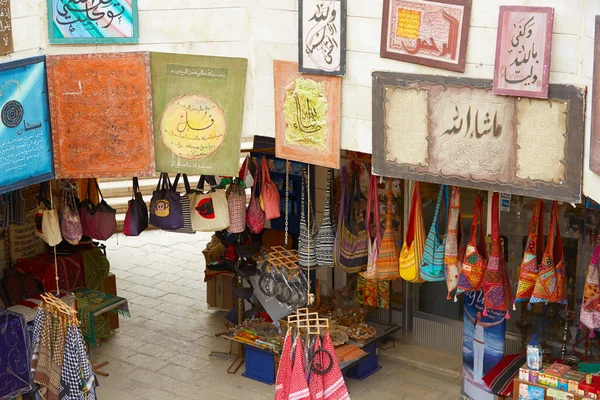 Basar mit Souvenirs in amman, jordan — Stockfoto