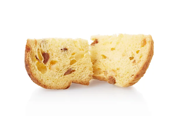 Kawałki Panettone — Zdjęcie stockowe