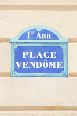 paris, Fransa Vendome işaret yeri