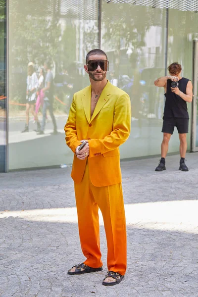 Milan Italy June 2022 Pelayo Diaz Etro Fashion Show Milan — Stockfoto