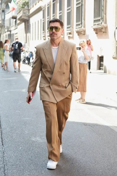 Milan Italy June 2022 Alex Badia Giorgio Armani Fashion Show — ストック写真