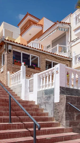 Caleta Tenerife Canary Islands Spain May 2019 Architecture Local Homes — Foto Stock