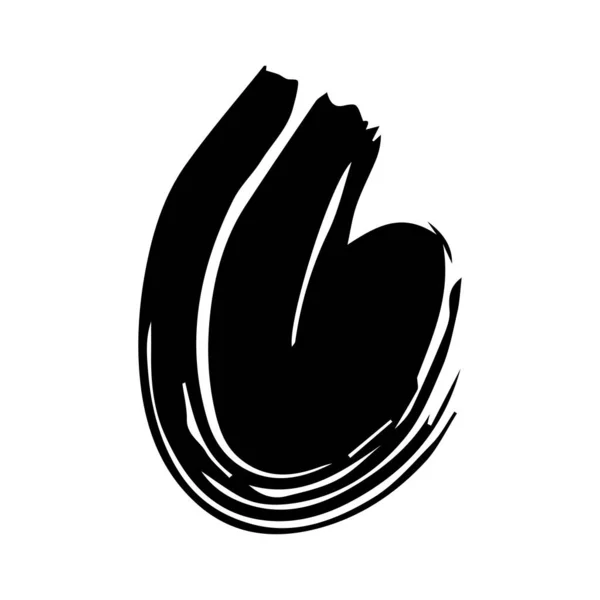 Cercle Grunge Vectoriel Forme Ronde Grunge Trait Pinceau Cercle Bannière — Image vectorielle