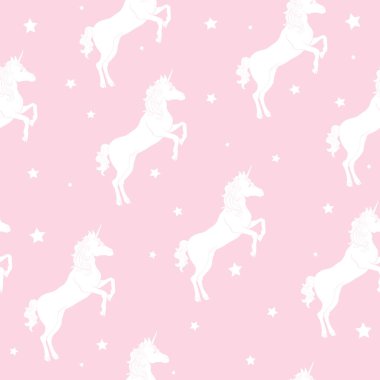 At silueti kusursuz vektör deseni. Tekstil, baskı ve kağıt ürünleri için yaratıcı arkaplan.