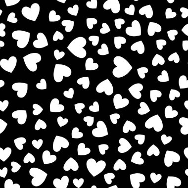 vektör Dikişsiz retro desen, puantiyeli yürekleri. duvar kağıdı, desen dolgularını, web sayfası arka planı, yüzey dokuları için kullanılabilir