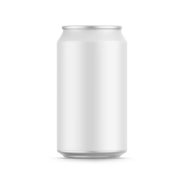 Bevanda Alluminio Può Modellare Isolato Sfondo Bianco Soda Alluminio 330Ml — Foto Stock