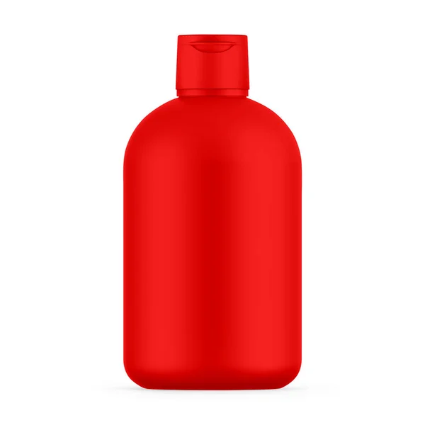 Blank Matte Cosmetic Bottle Flip Top Cap Mockup Template Branding — Zdjęcie stockowe