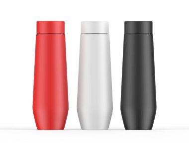 Sıvı sabun, jöle, losyon, krem, şampuan, banyo köpüğü ve diğer kozmetik ürünleri için plastik şişe seti..