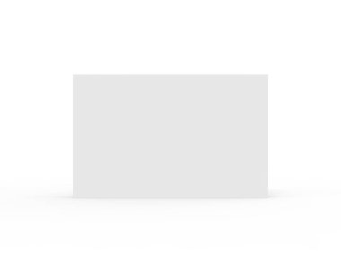 Markalaşma ve promosyon için boş kibrit kutusu modeli, izole edilmiş beyaz arkaplan üzerinde boş kağıt paketleme kibrit kutusu modeliName.