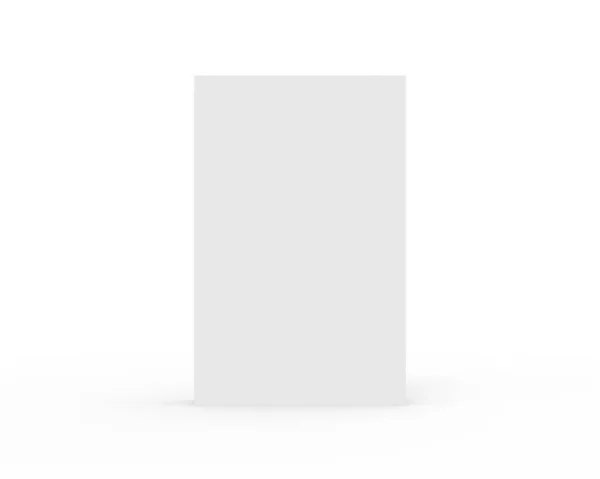 Blanco Luciferdoosmodel Voor Branding Promotie Lege Papieren Verpakking Luciferdoosmodel Geïsoleerde — Stockfoto