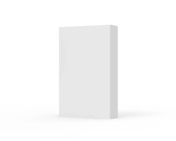 Markalaşma Promosyon Için Boş Kibrit Kutusu Modeli Izole Edilmiş Beyaz — Stok fotoğraf