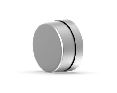 Markalaşma ve modelleme için boş metalik kozmetik krem ve jel kavanozu, 3 boyutlu resimleme.