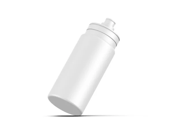 Sport Leere Schluck Flaschen Für Wasser Isoliert Auf Weißem Hintergrund — Stockfoto