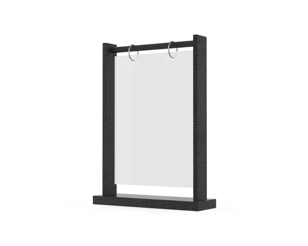 Metal Ring Flip Menu Holder Shape Acrylic Table Menu Stand — Stockfoto