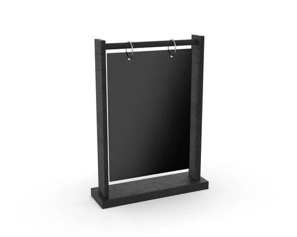 Metal Ring Flip Menu Holder Shape Acrylic Table Menu Stand Stock Kép