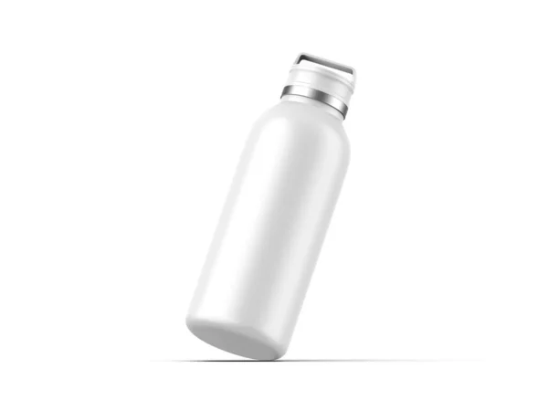 Tumbler Thermos Flask Mockup Template Isolated White Background Render Illustration — 图库照片