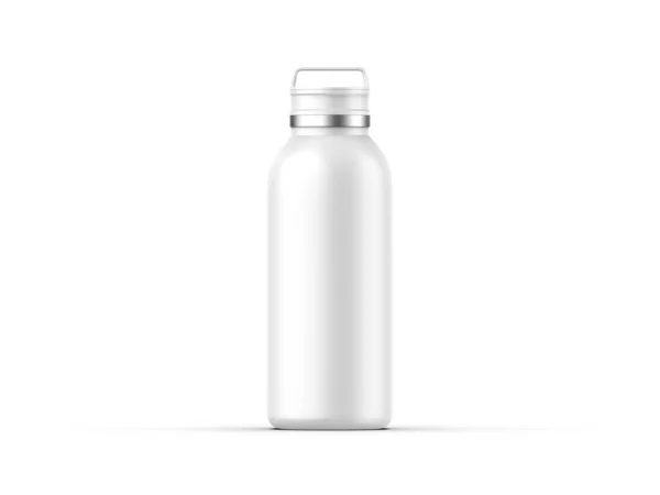 Tumbler Thermos Flask Mockup Template Isolated White Background Render Illustration — Foto Stock