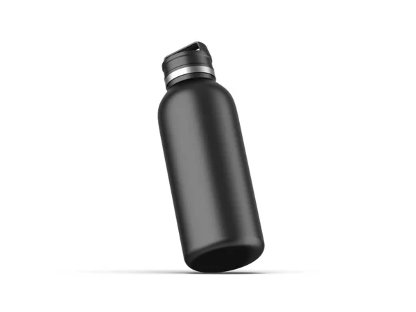 Tumbler Thermos Flask Mockup Template Isolated White Background Render Illustration — kuvapankkivalokuva