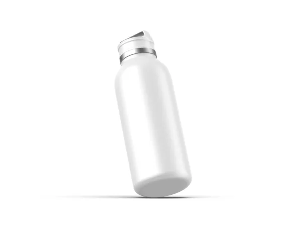 Tumbler Thermos Flask Mockup Template Isolated White Background Render Illustration — Foto de Stock