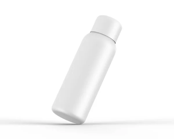 Cosmetic Bottle Mockup Template Isolated White Background Render Illustration — 图库照片