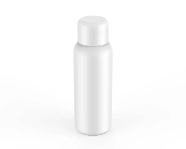 Cosmetic Bottle Mockup Template Isolated White Background Render Illustration — Foto Stock