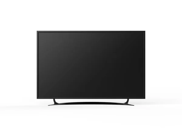 Flat Screen Lcd Oled Mockup Black High Definition Led Plasma — Stockfoto