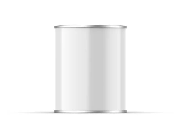 Glossy Paint Can Mockup Template Branding Mock Render Illustration lizenzfreie Stockbilder