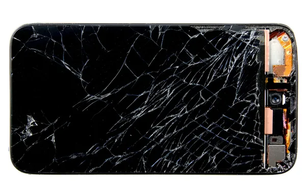 Telefone celular quebrado — Fotografia de Stock
