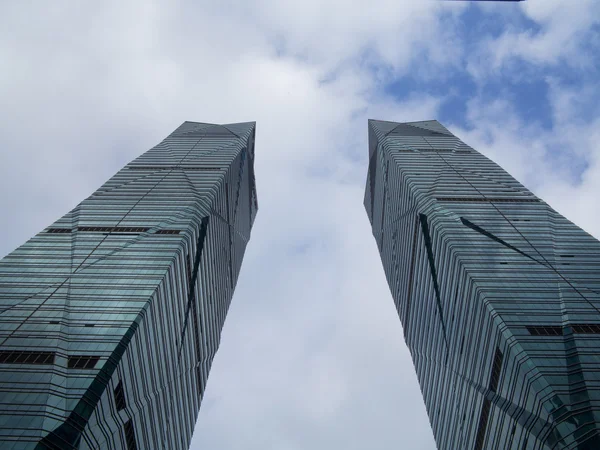 Office buildings, looking-up — Stock Photo, Image