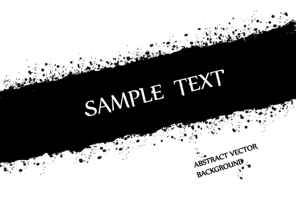 Black and white abstract vector background — Stock Vector