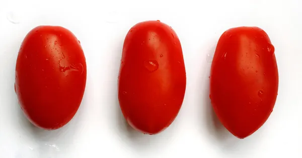 Tomato set isolated on white background — Stock Photo, Image