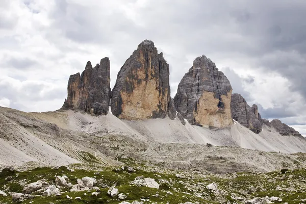 Tre Cime di Lavaredo 3 "Drei Zinnen" Dolomita Italia —  Fotos de Stock