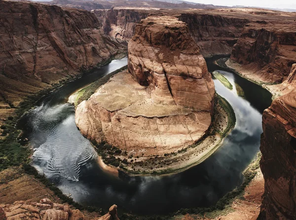 Patkó kanyarban a Colorado folyó Page Arizona - Usa 2 — Stock Fotó