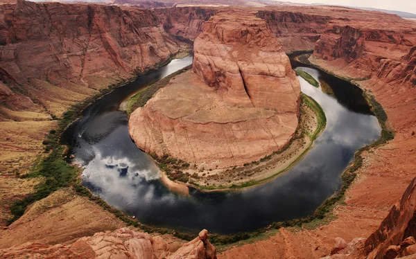 Curva de herradura del río Colorado en la página Arizona - Estados Unidos 2 —  Fotos de Stock