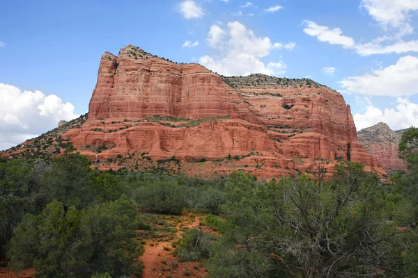 Storm vormen over rood rots land sedona, arizona, Verenigde Staten 2 — Stockfoto