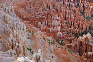 büyük kuleler uzağa erozyon bryce canyon Ulusal par tarafından oyulmuş.