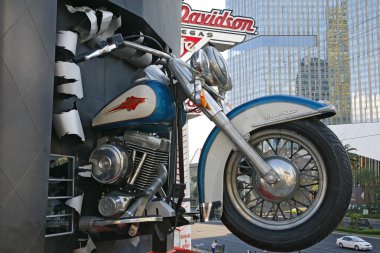 Las vegas, ABD - Eylül 04: harley davidson kafede şerit
