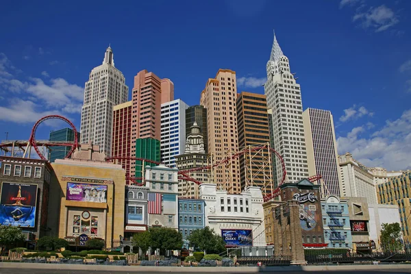 ЛАС-ВЕГАС - 4 сентября: Нью-Йорк-Нью-Йорк гостиничное казино, создающее i — стоковое фото