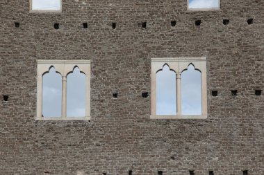 mausoleo appia antica via di cecelia metella fachade ayrıntılı bir