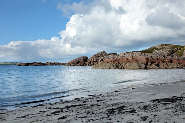 Plaża w fionnphort, wyspie isle of mull, scotland, Wielka Brytania — Zdjęcie stockowe