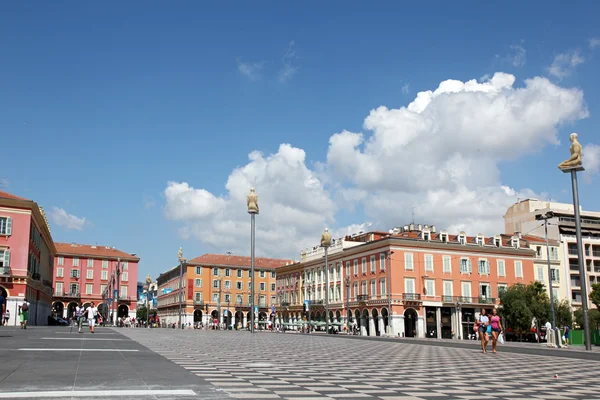 Panoramiczny widok na place massena — Zdjęcie stockowe